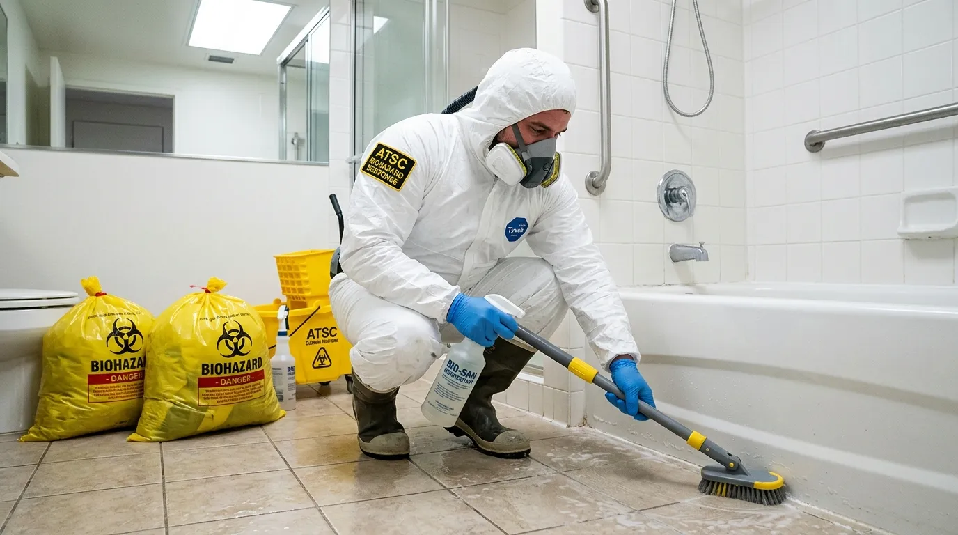 Decontamination equipment deployed for Blood Cleanup in Hilliard